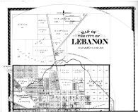 Lebanon City - Above, Boone County 1878 Microfilm